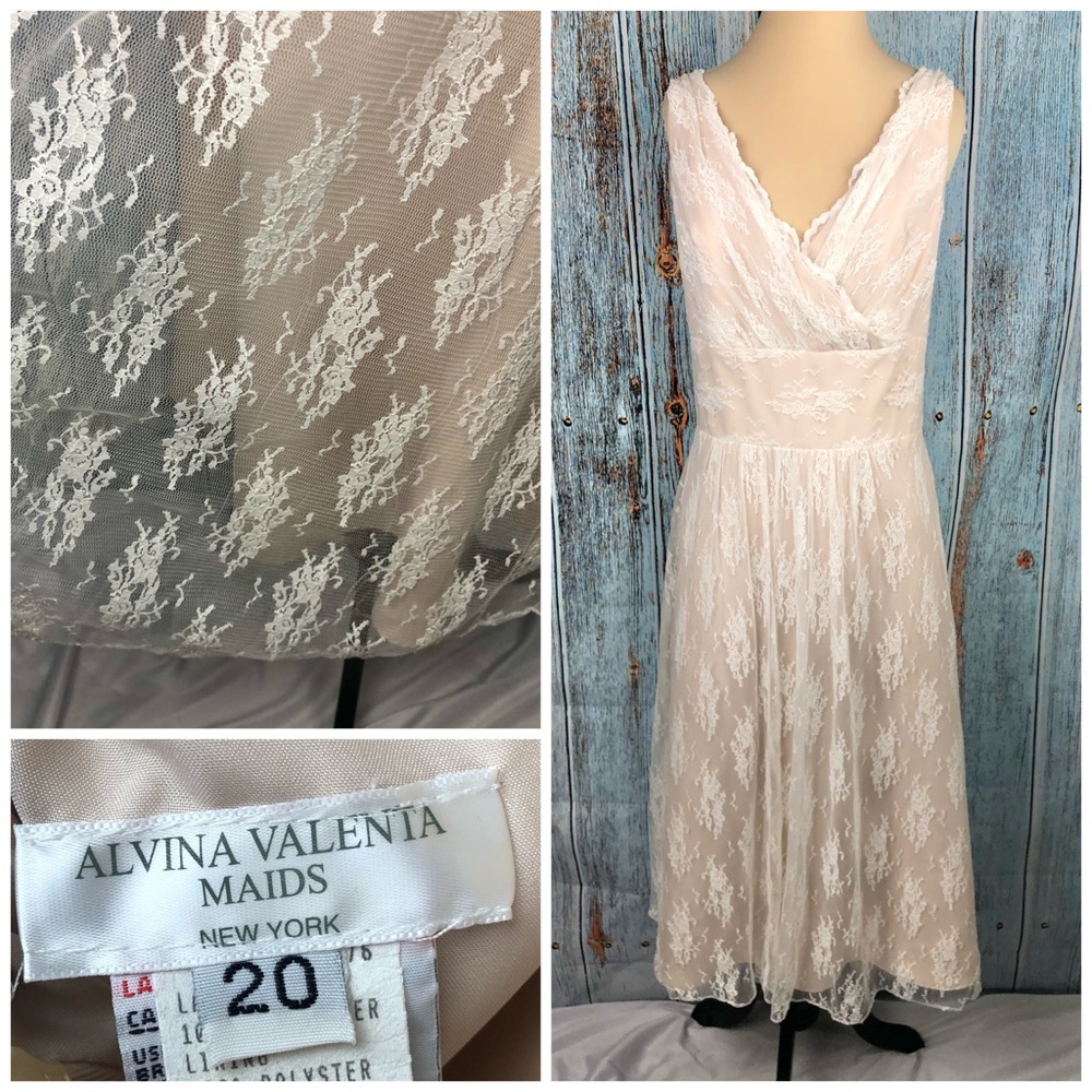 Alvina Valenta Ivory Lace dress sz 20